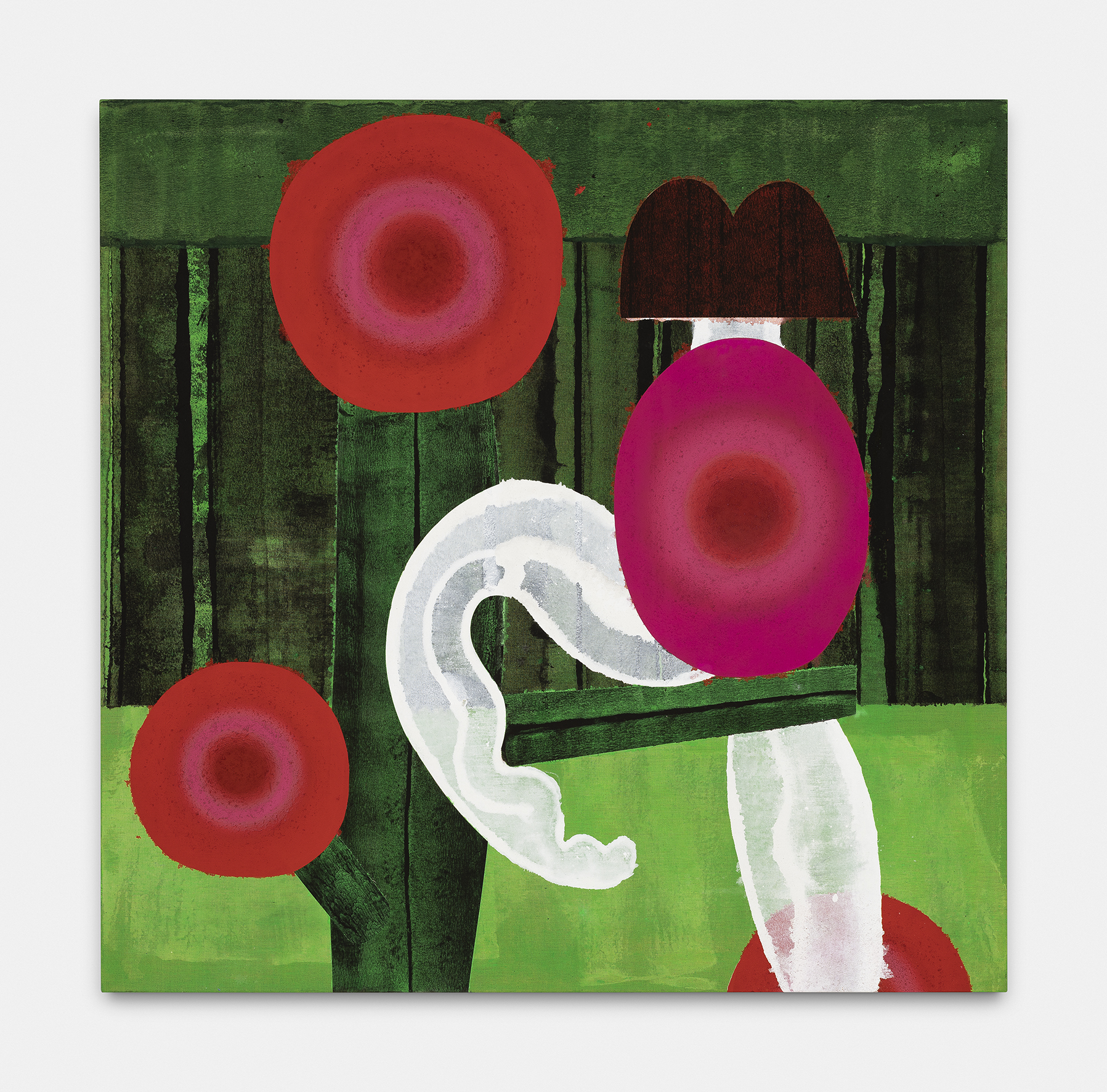 Carl&iacute;n D&iacute;az, Figure seated on a branch, 2026