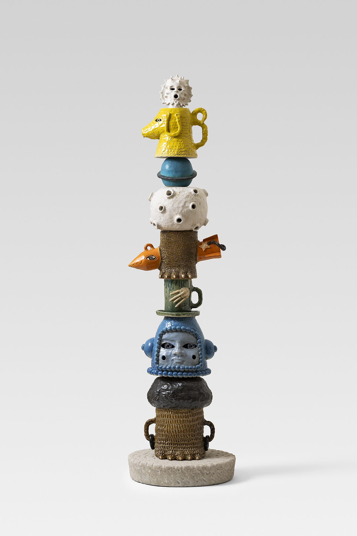 Eric Croes, Totem Blue Spaceman, 2025